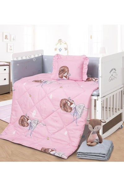 Buy 5-Piece Baby Crib Bedding Set in Saudi Arabia