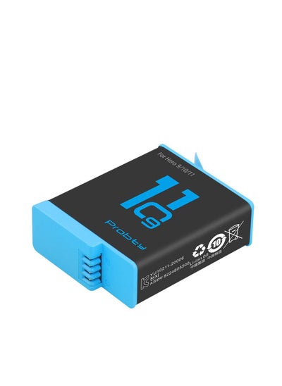 Buy Probty Battery Replacement 1850mAh For GoPro 9 10 11 Action Camera in UAE