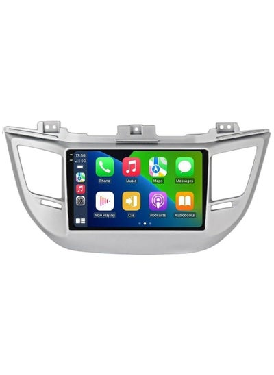 اشتري Android Car Stereo for Hyundai IX35 Tucson 3 2015-2018 4GB RAM 64GB ROM Support Carplay, Mirror Link Wi-Fi BT, Radio GPS Navigation, 9 Inch IPS Touch Screen with AHD Camera Included في الامارات