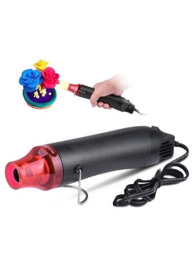 Buy Portable 300W Mini Heat Gun with Long Cable for DIY Crafts, Embossing, Shrink Wrapping, and Paint Projects in UAE