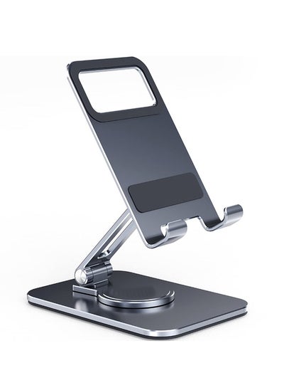 Buy Tablet Stand, Rotatable and Foldable ipad Stand, Update Tablet Stand Portable iPad Holder for Desk, Compatible with 4.7-12 Inch Tablets and Smartphones, Grey in UAE