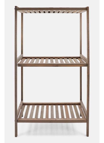 Buy Farberware 3 Tier Wood Rack, Brown in UAE