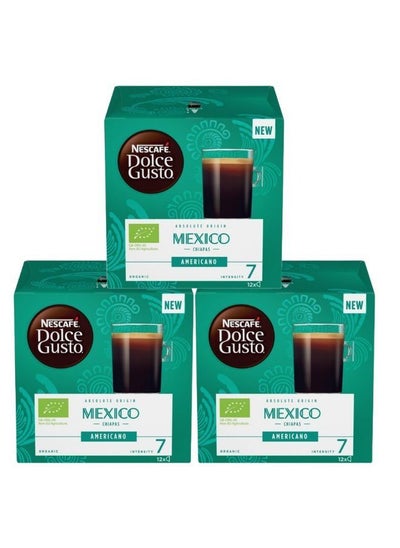 Buy Mexico Organic Americano 12 Pods 108g Pack Of 3 in UAE