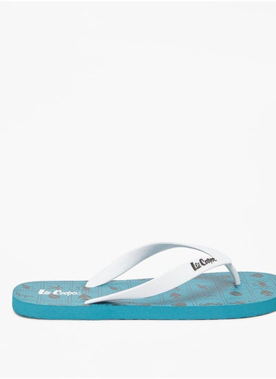 Buy Men's Printed Slip-On Thong Slippers in UAE