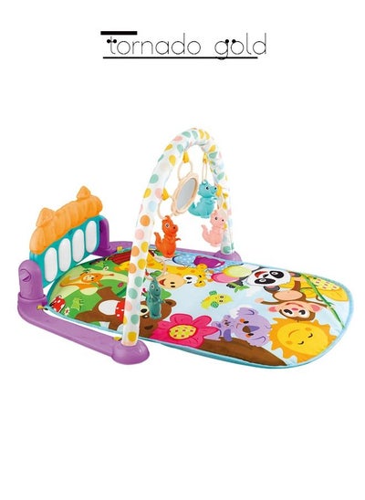 Buy Baby Pedal Piano Activity Gym Play Mat With Music Light in Saudi Arabia