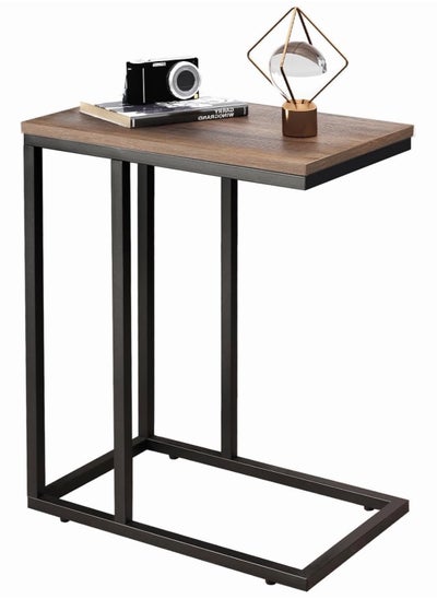 Buy Side Table, C Shaped End Table for Couch, Sofa and Bed, Large Desktop C Table for Living Room, Bedroom, Bedside in UAE