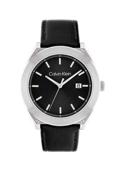 Buy Casual Essentials Men's Leather Wrist Watch - 25200201 in UAE