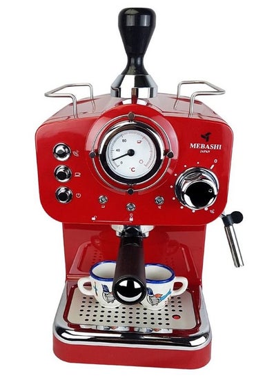 Buy Espresso Coffee Machine - 20bar 1100 W With High Pressure 1.25 Liter Red in UAE