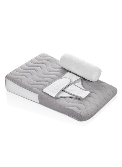 Buy Reflux Pillow With Belt, 0-6 Months, Grey in UAE