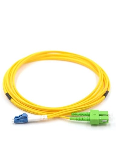 اشتري DKURVE LC/UPC-SC/APC Singlemode 9/125 Duplex LSZH Fiber Optic Patch Cord (15M) في الامارات