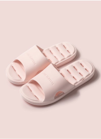 Buy Bathroom Shower Anti-slip Lightweight Slipper for Men and Women, Hollow out Slippers in UAE