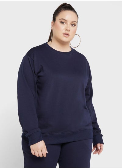 Buy Essential Crew Neck Sweatshirt in UAE