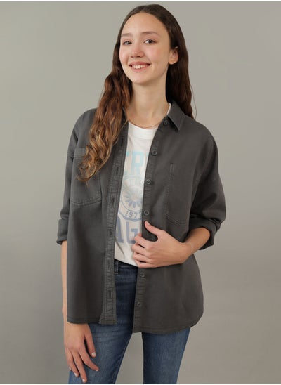 Buy AE Go Big Oversized Denim Shirt in Egypt