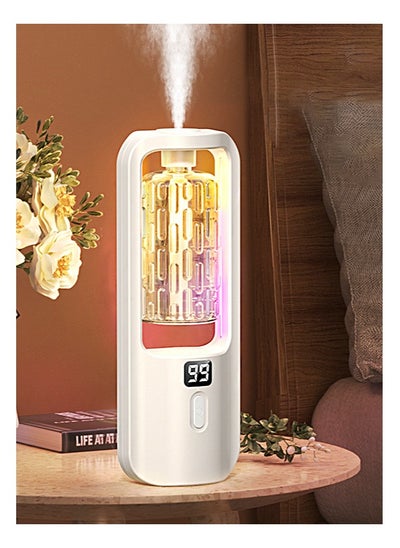 Buy Aromatherapy Air perfumeing device Portable USB Rechargeable Air Humidifier with Muitlcolour LED Light Lamp Automatic Fragrance Wall-Mounted Household Indoor Fragrance Machine Oil Diffuser in Saudi Arabia