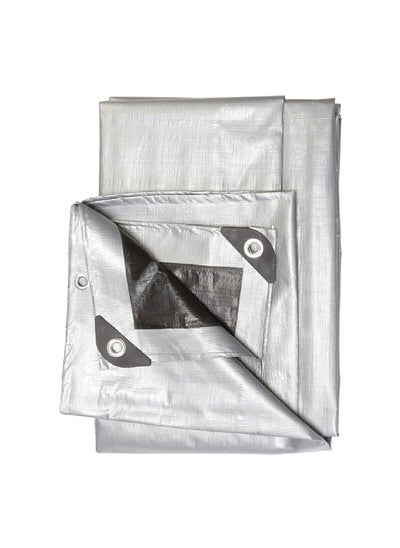 Buy Heavy Duty Reversible Polyethylene Tarp Silver and Black 10 x 20 ft 7332083 in Saudi Arabia