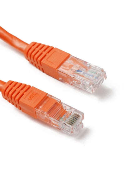 اشتري كابل شبكة إيثرنت LAN بطول 100 متر برتقالي في السعودية