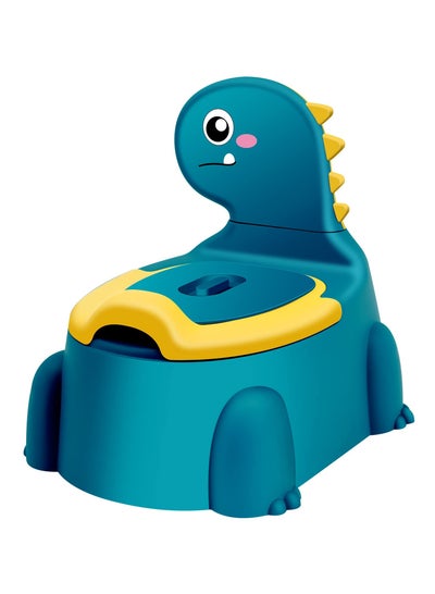 اشتري Kids Dinosaur Potty Training Chair, Comfortable Toddler Toilet Trainer with Lid for Boys and Girls, Ages 1-6 في الامارات