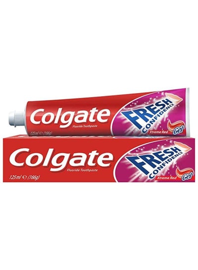 Buy Fluoride Toothpaste Fresh Confidence Xtreme Red in Saudi Arabia