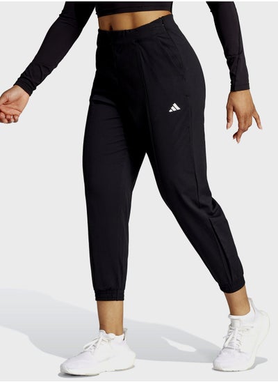 Buy Aeroready Train Essentials Minimal Branding Woven Joggers in UAE