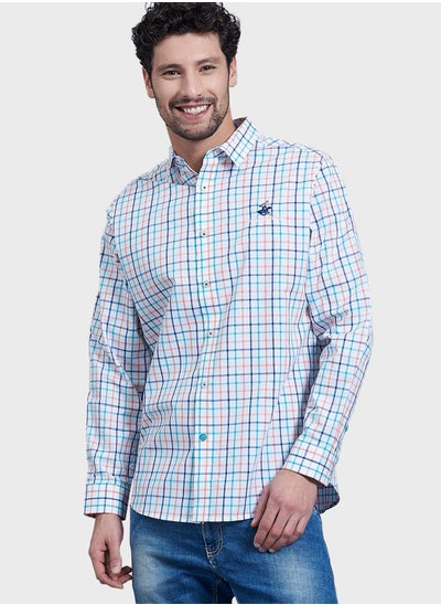 Buy Checked Regular Fit Shirt in Saudi Arabia