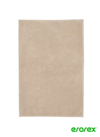 Buy Bath mat light beige 50x80 cm in Saudi Arabia