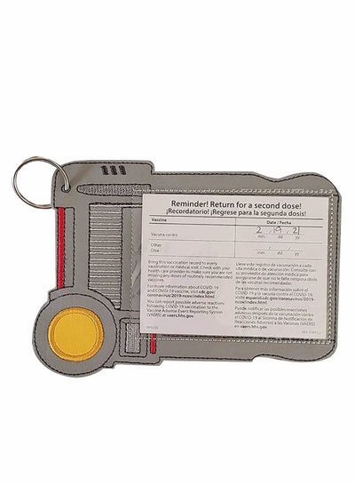 Buy Vaccine Card Protector Waterproof Vaccination Card Holder for Unisex，Portable Multipurpose Health Card Funny Reagent Card Protector with Transparent Window in Saudi Arabia