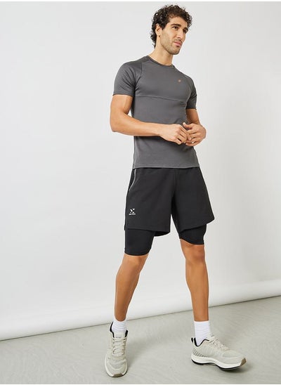 اشتري Super Stretch 2in1 9" Shorts with Zipper في السعودية