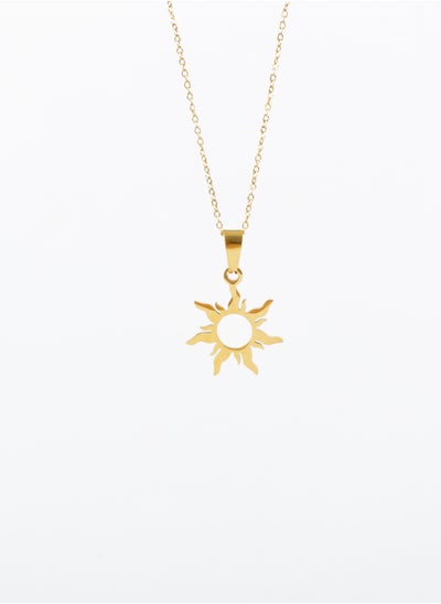 Buy Stainless Steel  Necklace Raponzel Sun pendant in Egypt