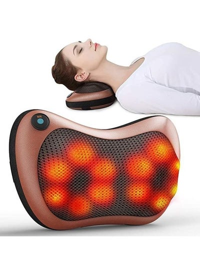 اشتري Body massager massage pillow neck multi-function neck massage waist pillow car comfortable massage cushion في مصر