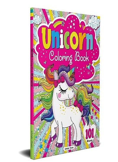 Buy 101 Unicorn Colouring Book: Fun Activity Colouring Book For Children in UAE