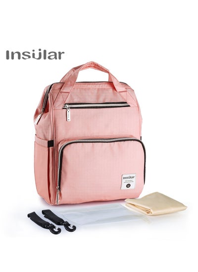 Buy Waterproof Diaper Bag With Stroller Strap in Saudi Arabia