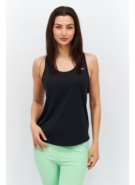 Buy Women Sportswear Fit Training Tank Top, Black in UAE