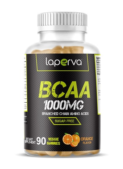 اشتري لابيرفا BCAA 1000 ملغ، نكهة البرتقال، 90 حبة جيلي نباتية. في السعودية