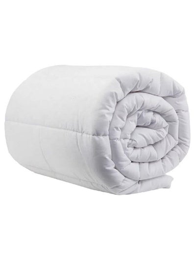 اشتري Soft Solid King Size Duvet Microfiber White Best Quality 200x220cm في الامارات