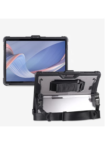 اشتري Pad Protective Case Fit for Microsoft Surface Pro 9, with Shoulder Strap, Hand Strap, Stylus Pen Holder, Shock-Absorbing and Drop-Resistant Rugged Protective Cover في الامارات