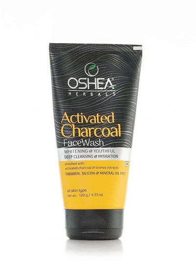 Buy Oshea Herbals Activated Charcoal Face Wash 120ml in UAE