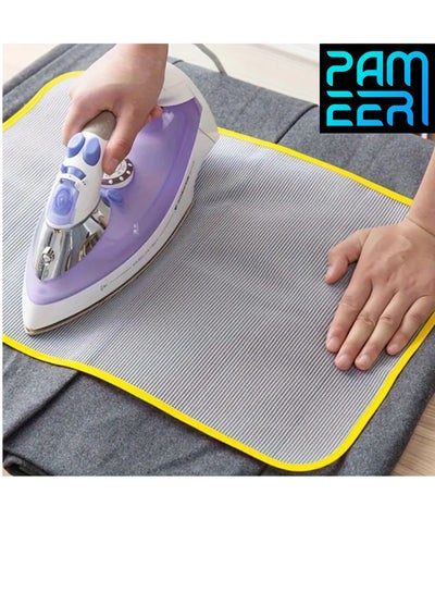 Buy Cloth Ironing Mesh, Mesh Ironing Board Cover, High-Temperature Resistant Garment Cloth Heat Insulation Ironing Mesh, Cloth Heat Insulation Scorch-Saving Ironing Mesh Mix Colors in UAE
