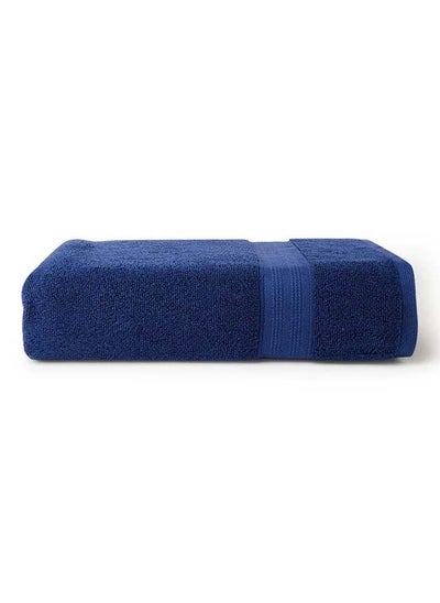 Buy Towel Bath  550 GSM 100% Combed Cotton Terry Hand  50x90 cm Gentle Touch Extremely Absorbent Every Day Use Bravo Royal Blue in UAE