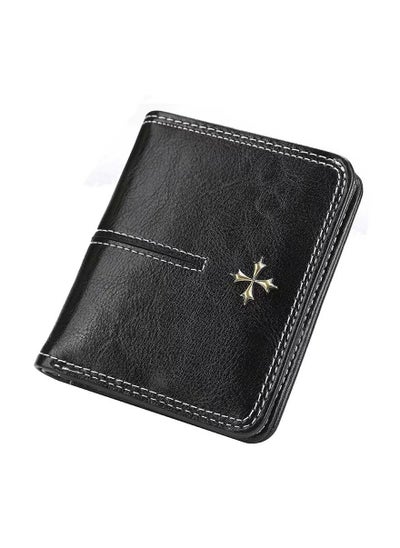 Buy Leather Wallet Black in UAE