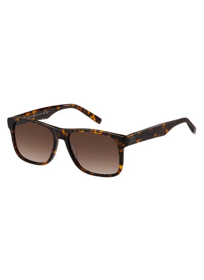 Buy Men's UV Protection Rectangular Shape Acetate Sunglasses TH 2073/S BROWN 46 - Lens Size: 45.6 Mm - Hvn in UAE