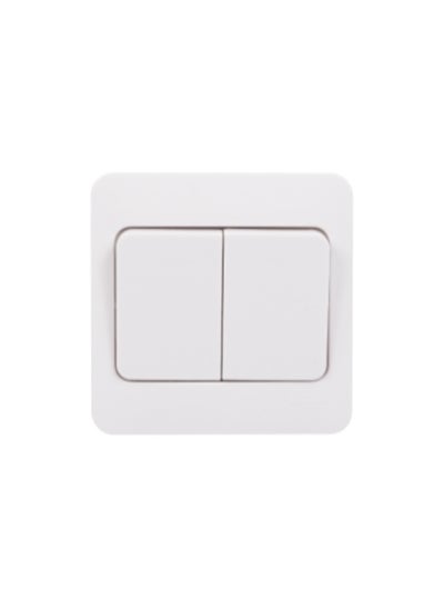 اشتري Schneider Electric Lisse - Wide rocker switch - 2 gangs 2 way - 10AX - white - GGBL1022WS في الامارات