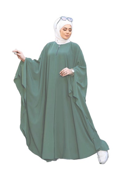 Buy Abaya material of Saudi royal crepe material, one size, can be worn up to 150 kilos for women in Egypt