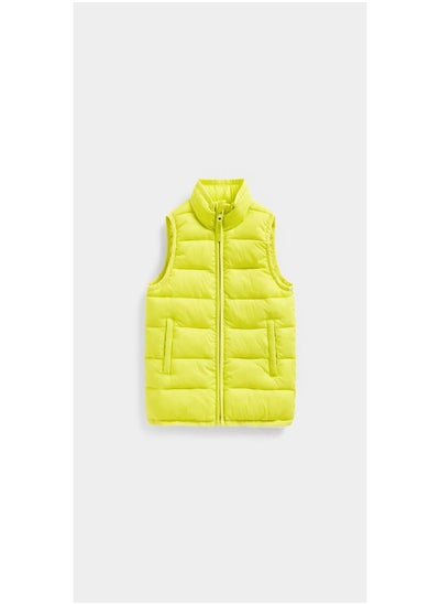 Buy Lime Pack Away Quilted Gilet in Saudi Arabia