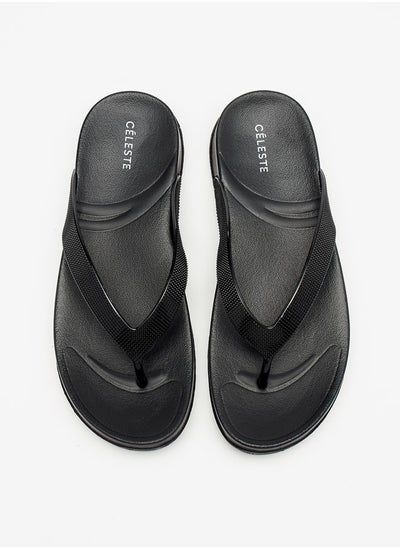 Buy Women's Textured Flip Flops in UAE