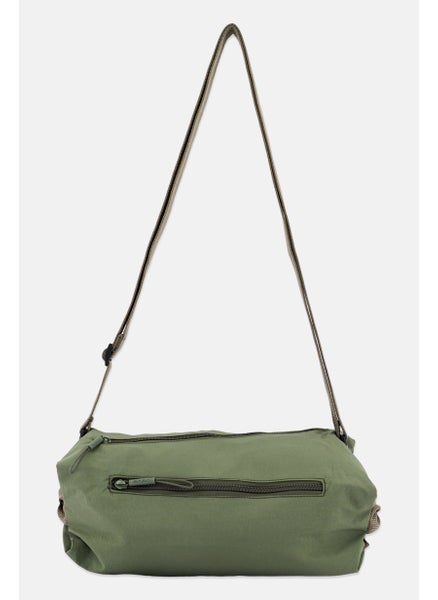 اشتري Women Solid Shoulder Bag H 17 x 38 L x 11 W cm, Olive في الامارات