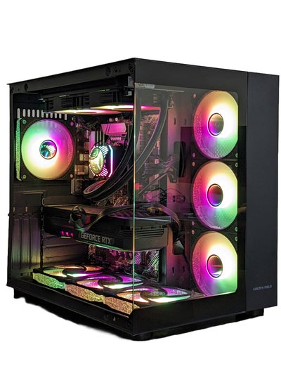 Buy Gaming PC,Core i7-12700, RTX 3070 8GB, 16GB DDR4 RAM, 500GB NVMe M.2 SSD, CPU LIQUID COOLER 240MM RGB,  PSU 850W, CASE ATX BLACK 7FANS ARGB, WINDOWS 11PRO in UAE