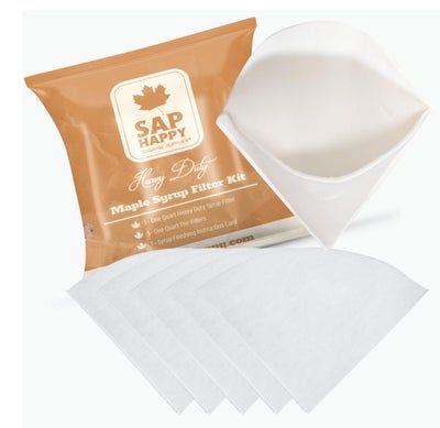 Genreric Sap Happy (6) piece Maple Syrup Filter Set - (1) Heavy Duty ...