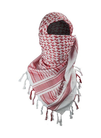 اشتري Tactical desert scarf, men's and women's cotton turban scarf, does not fade and is not easily deformed. في السعودية