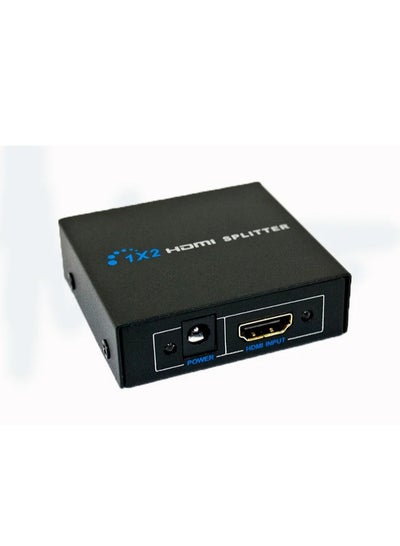Buy 3D HDMI Splitter 1X2 Split One HDMI Input To 2 HDMI Output Black in Egypt