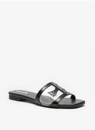 اشتري Women Textured Slip On Sandals في السعودية